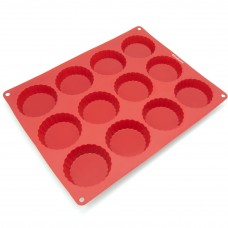 Freshware 12 Cavity Silicone Mold Pan FRWR1027